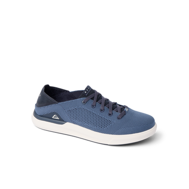 Neptune HT men's navy sneaker facing right, close-up side view, featuring extra cushion and water-friendly design.