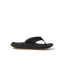 Rover + right-facing sandal with black perforated straps, cushioned footbed, and durable outsole for beach comfort.