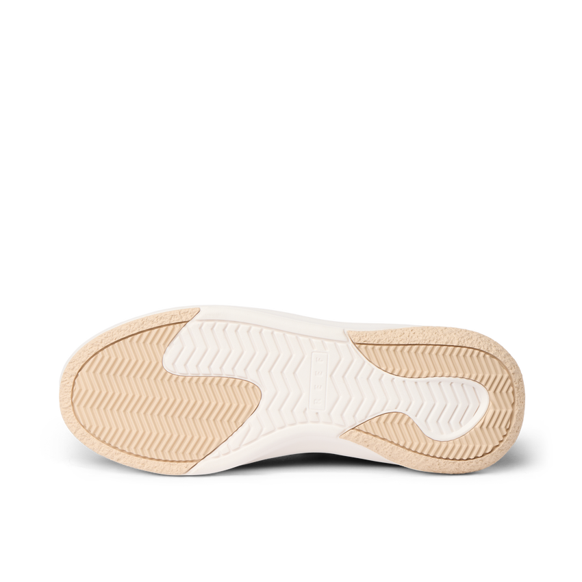 Bottom view of the Reef Del Mar shoe sole featuring durable, water-friendly materials with enhanced arch support and grip patterns