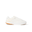 Side view of white Reef Del Mar sneaker with soft-rebound cushioning and anatomical arch support for all-day comfort