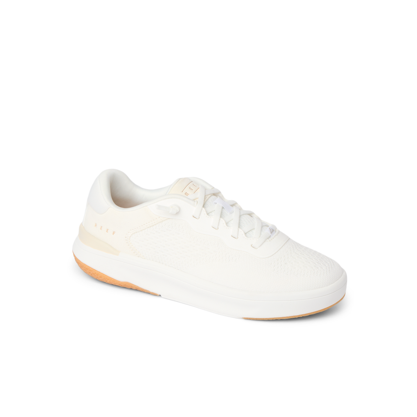 Reef Del Mar sneaker facing right, lightweight and comfortable with soft cushioning and anatomical arch support.
