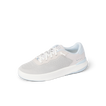 Reef Del Mar sneaker facing left showing breathable knit upper, cushioned sole, and supportive heel in grey tones.