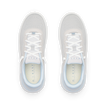Top view of Reef Del Mar shoes in harbor grey, lightweight and water-friendly with anatomical arch support for beach comfort.