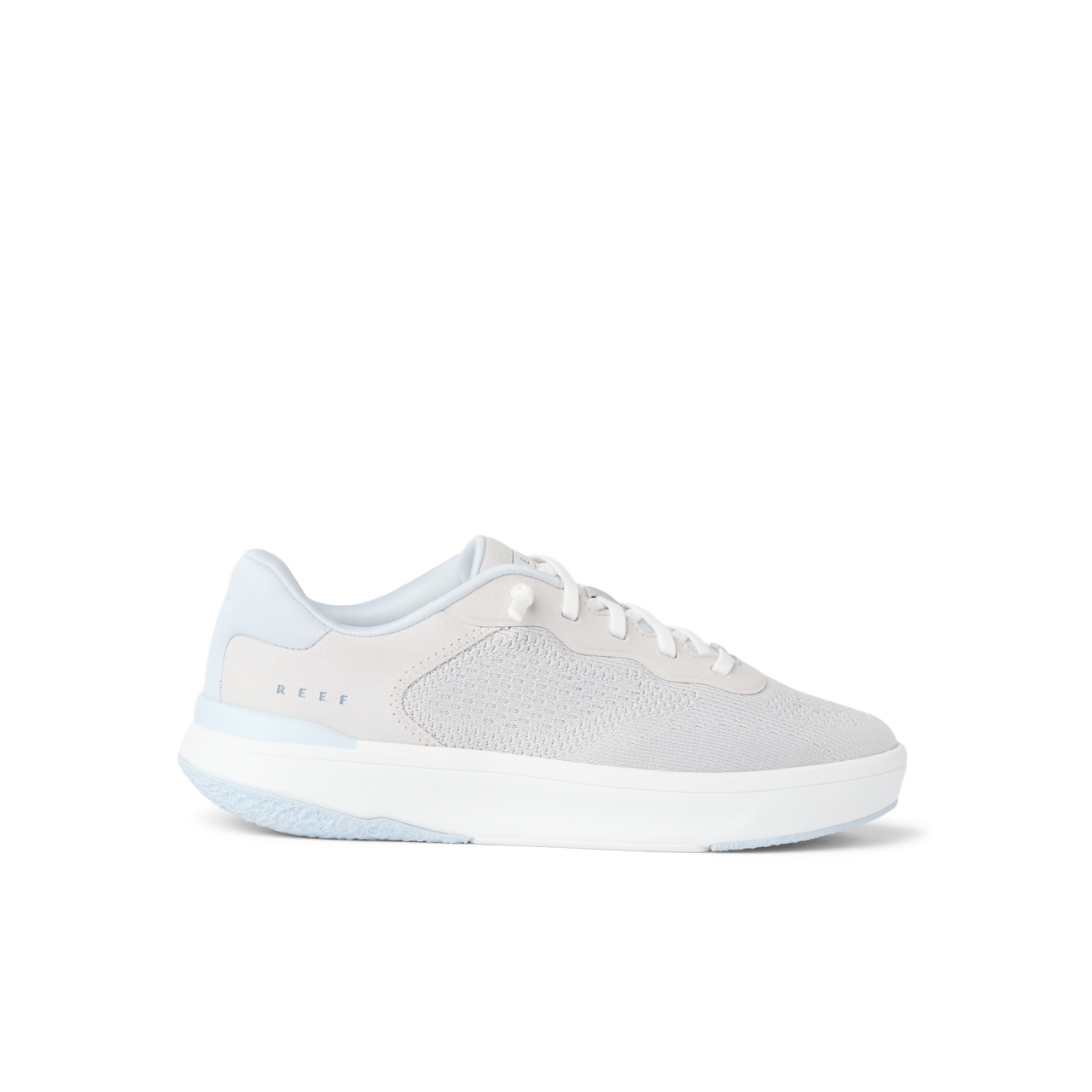 Reef Del Mar left-facing sneaker close-up showing lightweight, breathable upper and cushioned sole from The Del Mar Collection.