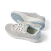 Pair of Reef Del Mar sneakers facing left showing side and outsole, breathable knit upper with soft-rebound cushioning, men's & women's shoes.