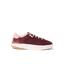 Reef Del Mar burgundy sneaker facing right with cushioned sole and beach inspired comfort