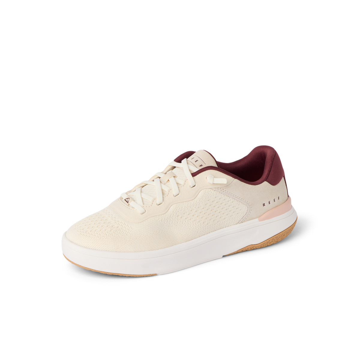 Reef Del Mar sneaker facing left shown from the side with cushioned comfort and beach inspired design