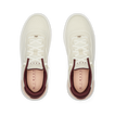 Reef Del Mar sneakers viewed from above, toes facing upward, showing cushioned uppers and laces
