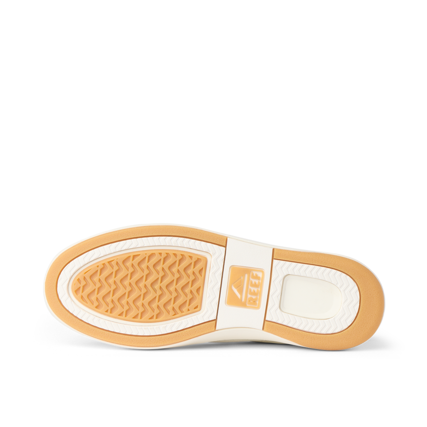 Bottom sole view of the Laguna shoe showing durable tread and REEF branding, men's & women's comfort footwear.