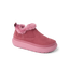 Weekend Olivia right-facing pink boot with plush faux fur lining and grippy lightweight sole for comfort and durability
