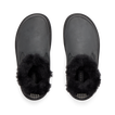 Top-down view of Weekend Olivia black boots with plush faux fur lining, water-resistant nubuck, and lightweight sole for comfort.