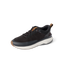 Reef Zuma black sneaker facing left with breathable knit upper, cushioned sole and flexible heel