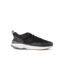 Reef Zuma black knit sneaker facing right with cushioned sole and flexible heel for everyday comfort