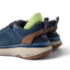 REEF Zuma sneakers facing left with cushioned heels and breathable knit uppers