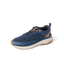 Reef Zuma navy sneaker facing left, featuring a breathable knit upper, padded collar, and cushioned sole