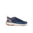 Reef Zuma blue sneaker facing right with breathable knit upper, cushioned sole, and flexible heel