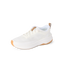 Reef Zuma white sneaker facing left with breathable knit upper and cushioned comfort