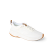 Reef Zuma white sneaker facing right with cushioned comfort and a flexible heel