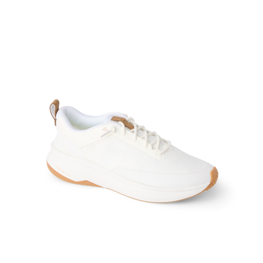 Reef Zuma white sneaker facing right with cushioned comfort and a flexible heel