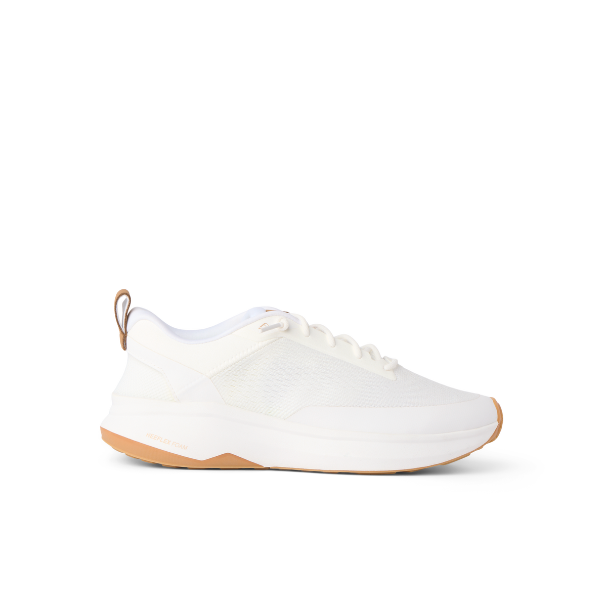 Reef Zuma white sneaker facing right with cushioned comfort for everyday beach inspired style