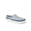 Rambler Mule in grey, facing right, with soft terry lining and cushioned footbed for everyday comfort