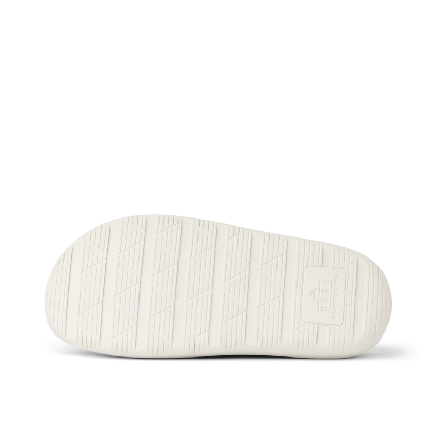 Rambler Mule outsole facing left, close-up of textured tread for comfortable everyday wear