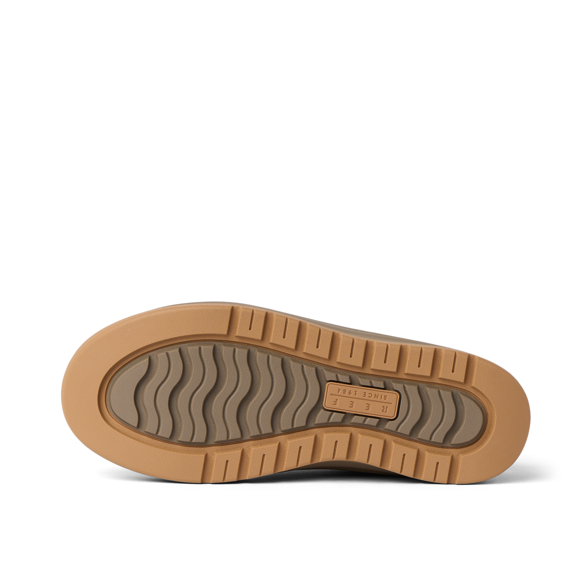 Campfire Lodge clog outsole facing right with textured tread and cushioned footbed for durable comfort