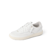 REEF Kickback white sneaker facing left with lightweight comfort and durable everyday style