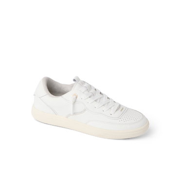REEF Kickback white sneaker facing right with a layered design for everyday comfort