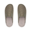 Rambler Kicker top view in olive with quilted upper, cushioned memory foam footbed, and lightweight EVA sole for all-day comfort