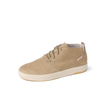 Del Mar Desert shoe facing left with premium leather and suede upper, cushioned sole, and easy entry heel for everyday comfort