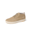 Del Mar Desert shoe facing left with premium leather and suede upper, cushioned sole, and easy entry heel for everyday comfort