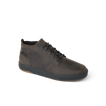 Laguna Spiniker brown waterproof leather mid-boot facing right with lace-up front and soft cushioning, durable and beach-inspired.