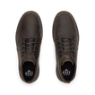 Top view of the brown Laguna Spiniker boots with water-friendly leather and anatomical arch support for all-day comfort