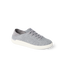 Reef Neptune gray knit shoe facing right with breathable upper and cushioned sole