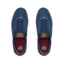 Top view of Laguna blue breathable sneakers with anatomical arch support, designed for comfort and beach lifestyles.