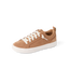 Lay Day Lite brown sneaker facing left with a cushioned sole for comfortable everyday wear