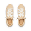 Lay Day Lite beige sneakers shown from above facing forward with cushioned footbeds and arch support