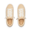 Lay Day Lite beige sneakers shown from above facing forward with cushioned footbeds and arch support