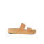 Vista Hi 2 sandal facing right with natural vegan straps, cushioned cork footbed, and lightweight comfort platform sole
