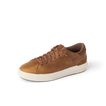 Del Mar Commuter brown leather shoe facing left with cushioned comfort and arch support