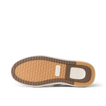 Del Mar Commuter shoe outsole viewed from below, facing left, with durable patterned tread and cushioned heel