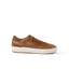 Del Mar Commuter brown leather shoe facing right with a cushioned sole and everyday comfort
