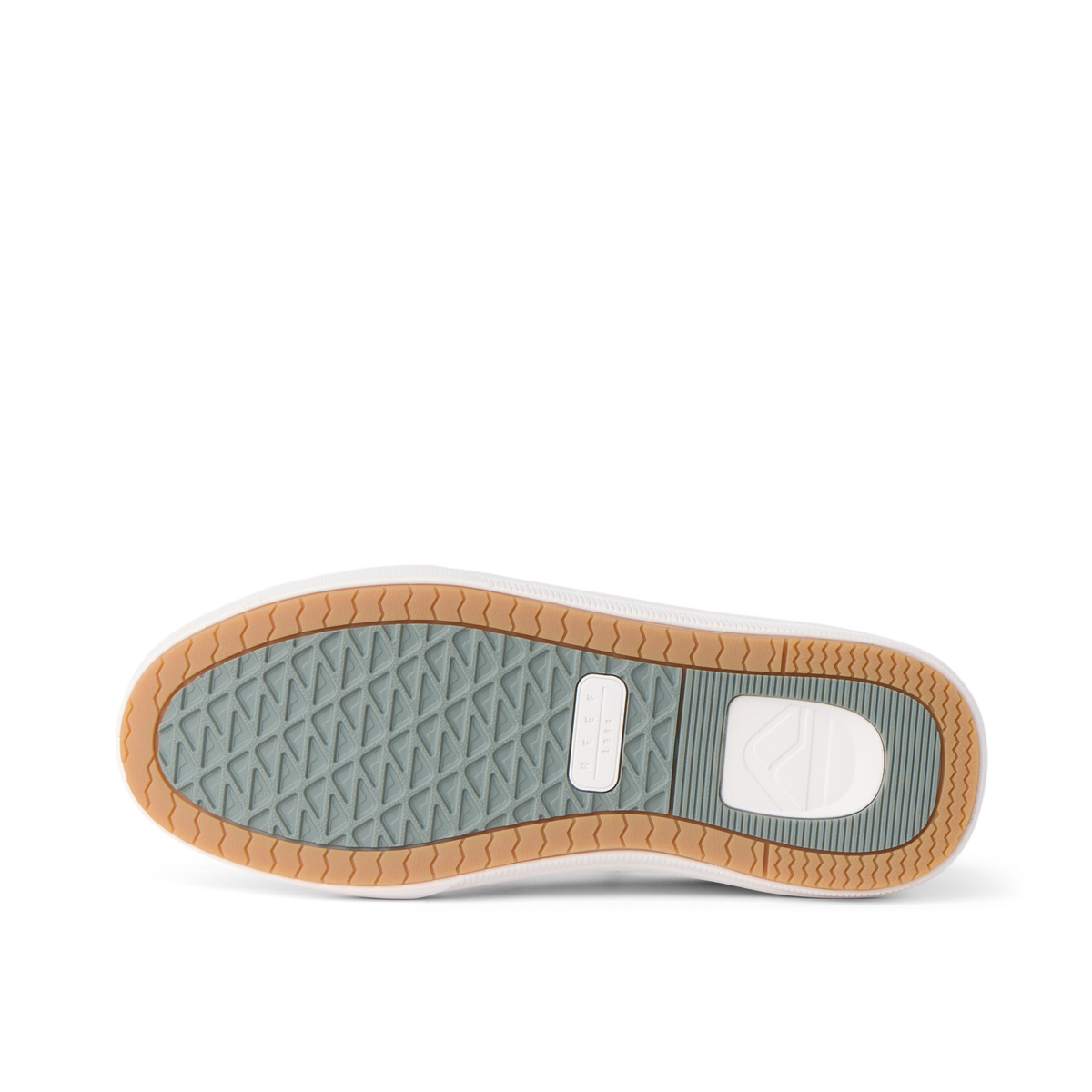 Del Mar Commuter shoe outsole facing left, showing textured tread and cushioned footbed