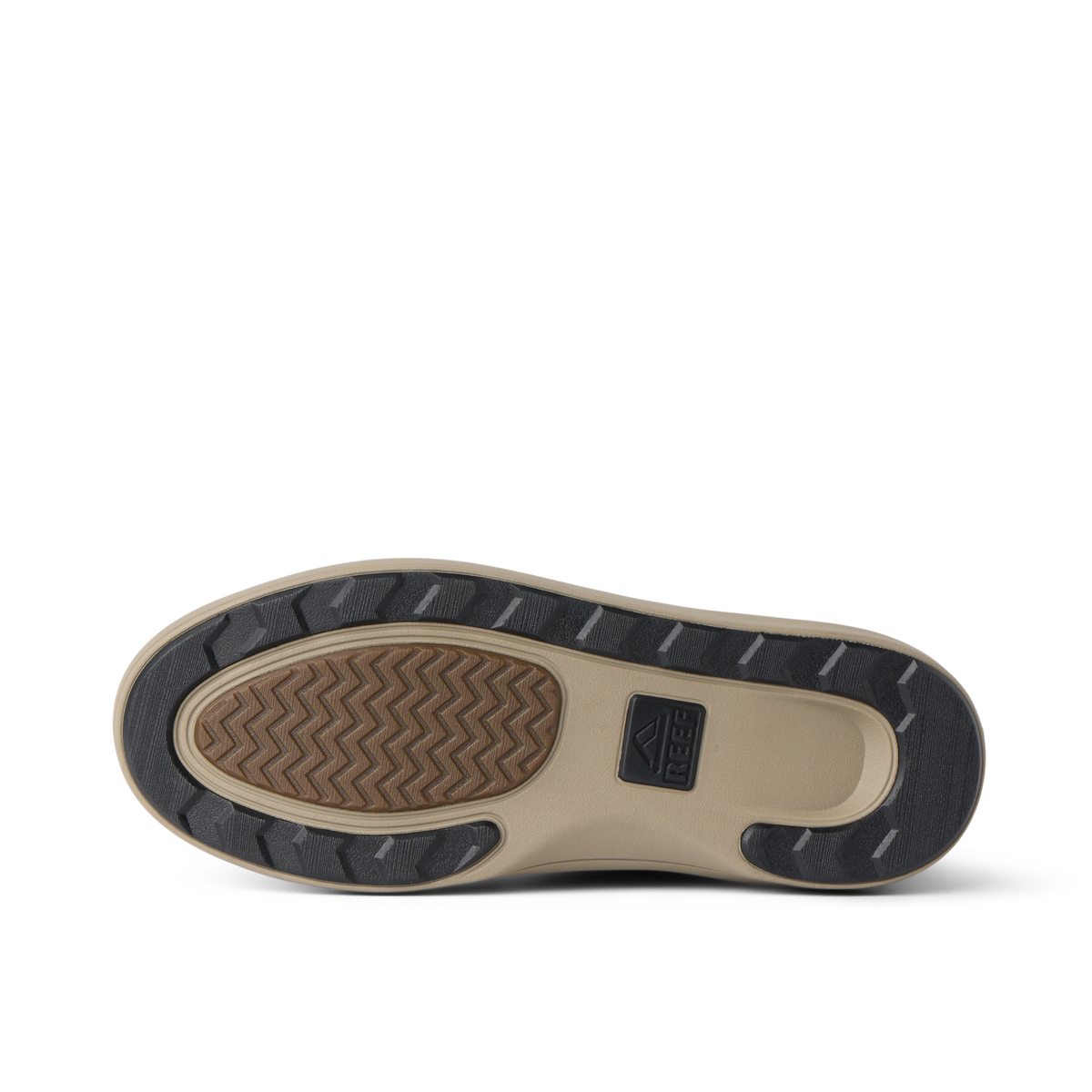 Del Mar Reserve boot outsole facing left, showing durable tread and cushioned arch support