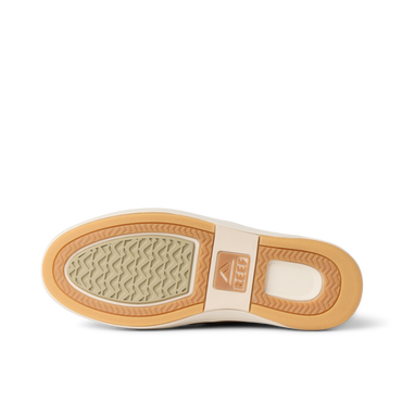 Del Mar Desert shoe outsole facing left, showing tread pattern, cushioning zones, and anatomical arch support