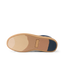REEF Kickback sneaker outsole close up facing left with wave tread and cushioned support