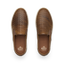 REEF Laguna Slip On shoes viewed from above, toes facing upward, showing woven brown uppers and cushioned footbeds