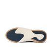 Shoreline Del Mar sneaker outsole shown from below with toe pointing left and cushioned arch support tread