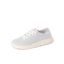 Neptune 2 light gray sneaker facing left with cushioned sole and lace-up design for everyday comfort